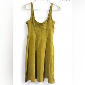 🍗 Universal Thread Mustard Midi Dress
